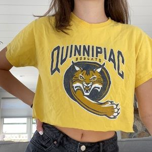 quinnipiac university crop top
